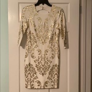 Sequin Detail Cocktail Dress